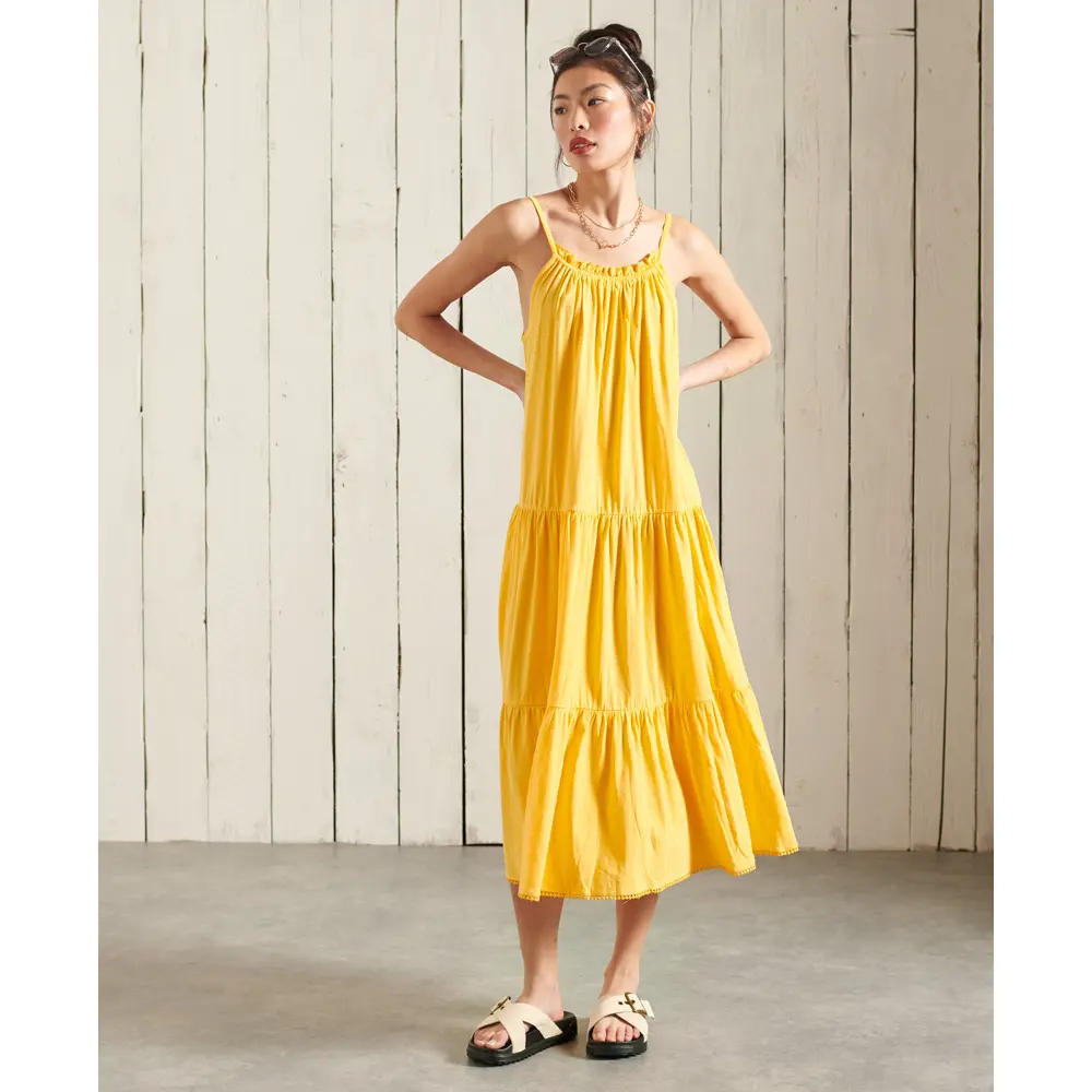 Robe mi-longue en jersey femme Superdry