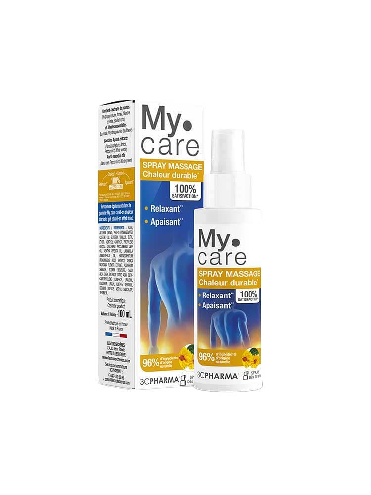 3C Pharma Mycare Spray Massage Chaleur Durable 100 ml