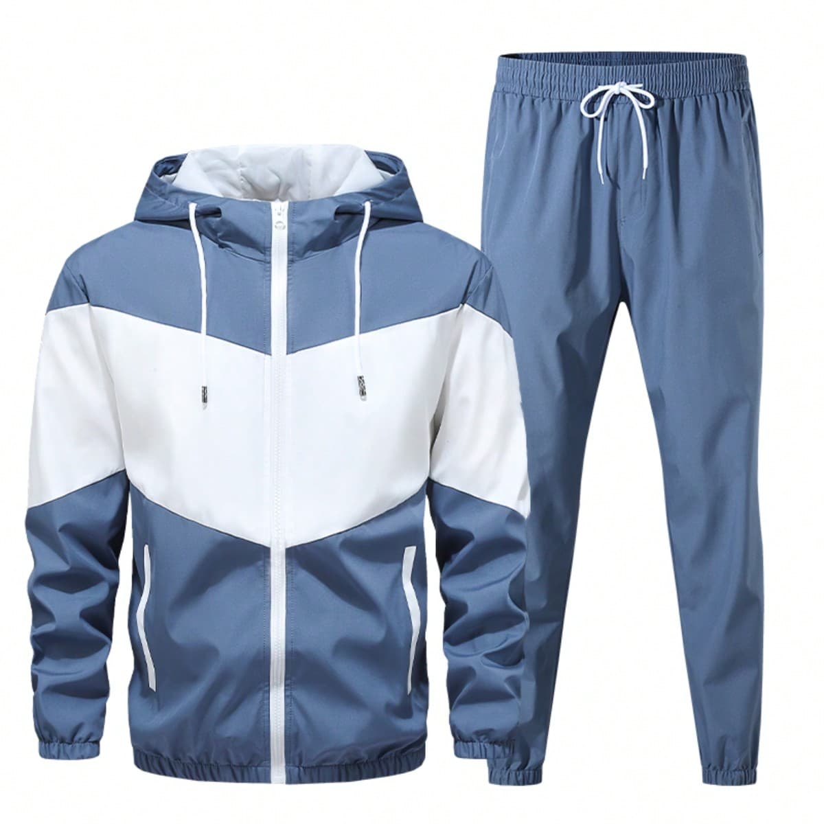 Costume de loisirs pour hommes, ensemble de sport composé d'une veste automnale et d'un pantalon, mode branchée et élégante pour les jeunes hommes