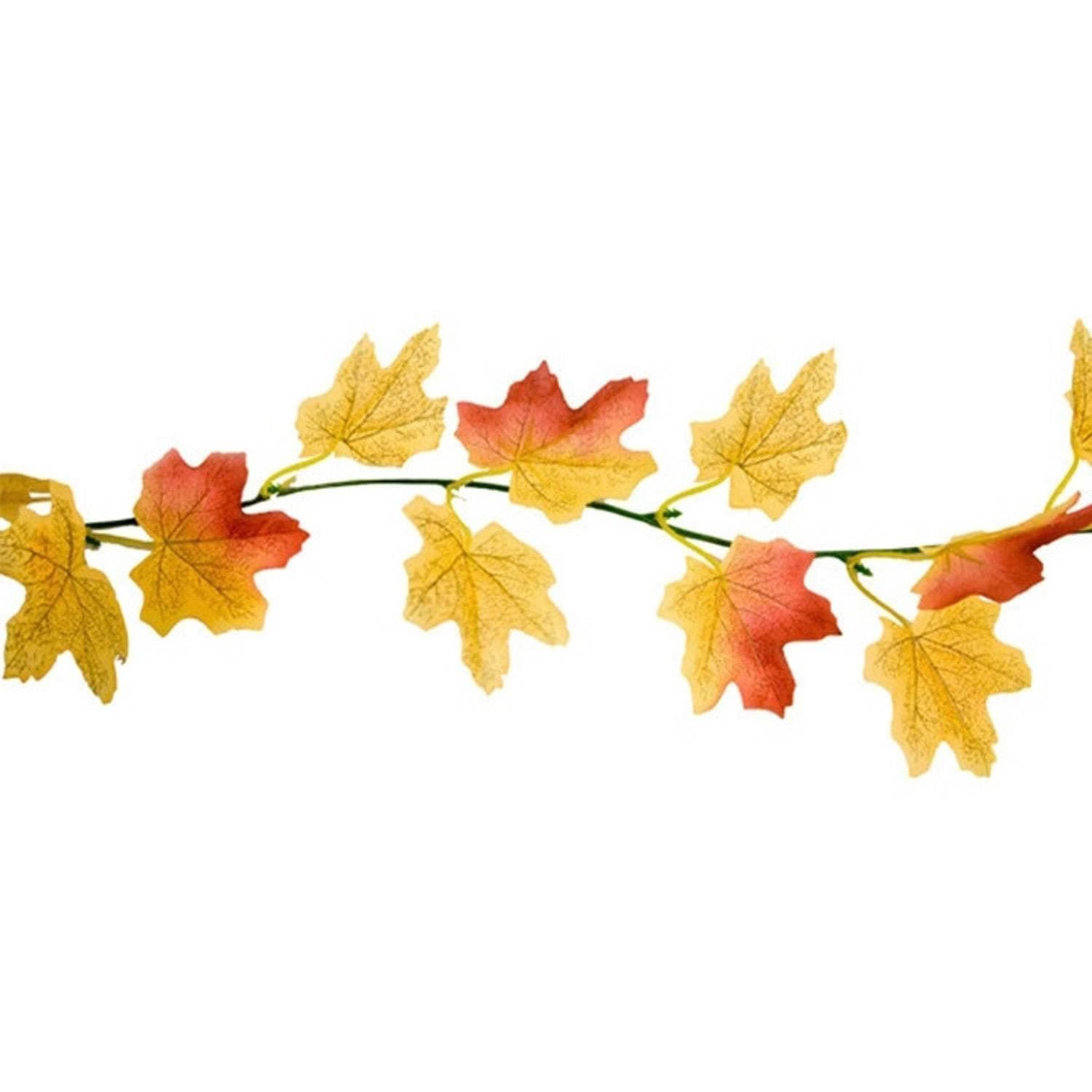 Guirlande Feuilles d'Erable automnale artificielle 1m70